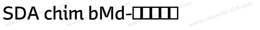 SDA chim bMd字体转换